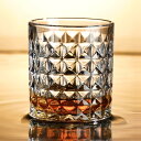 【20%OFFクーポン~】ウィスキーグラス ガラス 340ml ロックグラス おしゃれ ドリンク バーボン スコッチ カクテル コニャック ブランデー プレゼン...