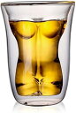 【20%OFFクーポン〜】人体グラス ダブルウォールグラス 200ml グラス 湯呑み ティーグラス コーヒーグラス タンブラーグラス ビールグラス ビアグラス...