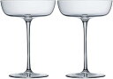 【20%OFFクーポン〜】シャンパングラス ソーサーシャンパン ペア 140ml クリスタル 手吹き 薄い 2個セット