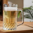 【20%OFFクーポン〜】615ml ビアジョッキ ガラス 透明 ビールグラス 結婚祝い 退職祝い 還暦祝い 内祝い 誕生日 父の日 母の日 記念日 飲料 モヒ...