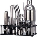 【20%OFFクーポン〜】カクテルシェーカー 20点セット 750ml 業務用 カクテル バーテンダー セット カクテルセットバーテンダー 最高ツール ステンレ...