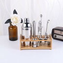 【20%OFFクーポン〜】シェーカーセット 11点セット ステンレス鋼製 初心者 業務用 750ml カクテルシェーカー 防錆 ホームバーやパーティーに最適 カ...