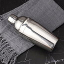 【20%OFFクーポン~】シェーカー ステンレス 銀色 550ml O型 スノーグラムカップ ーテンダーツール 丸キャップ付 一般的に使用される バーアクセサリー バーテンダーツール