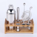 【20%OFFクーポン~】シェーカーセット 11点セット 550ml 初心者 ホーム バー カクテルセット 最多ツール バーテンダー 父の日 プレゼント 贈り物 業務用 自宅用 パーティー用 カクテル道具セット カクテル作りセ