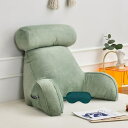 【20%OFFクーポン】バッククッション、リーディングクッションとバックサポート、ベッドやソファに適したウェッジクッション、ランバークッション、三角リーディング...