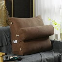 【20%OFFクーポン】ウェッジクッション クッション ベッドクッション 耐久性 柔軟性 45*45*20cm 三角ウェッジ枕 三角クッション 無地 サイドポケ...