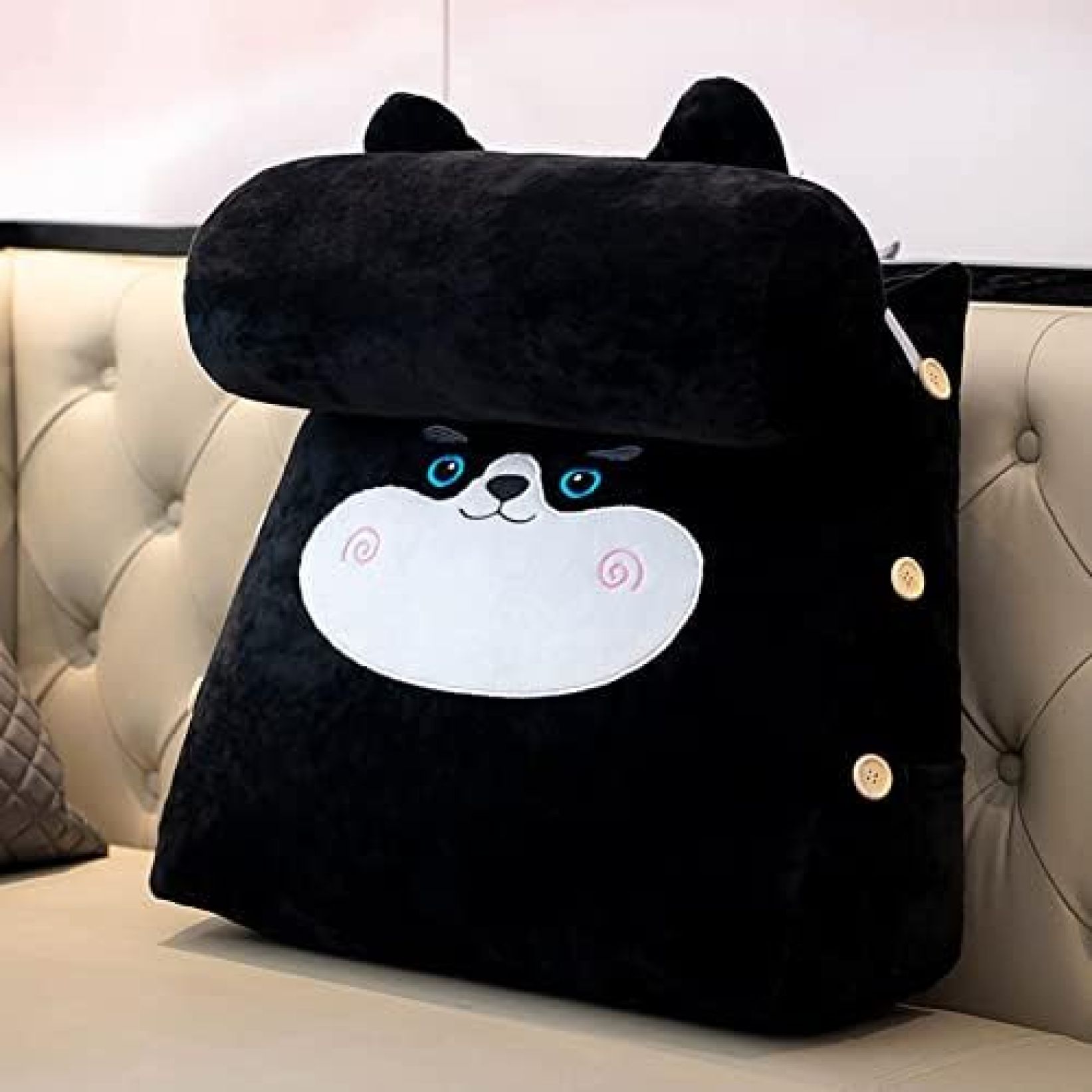 【20%OFFクーポン】背もたれ クッション 三角 低反発 カラー レストクッション 座椅子 腰楽クッション ソファクッション 48*50*20cm ウェッジ枕...