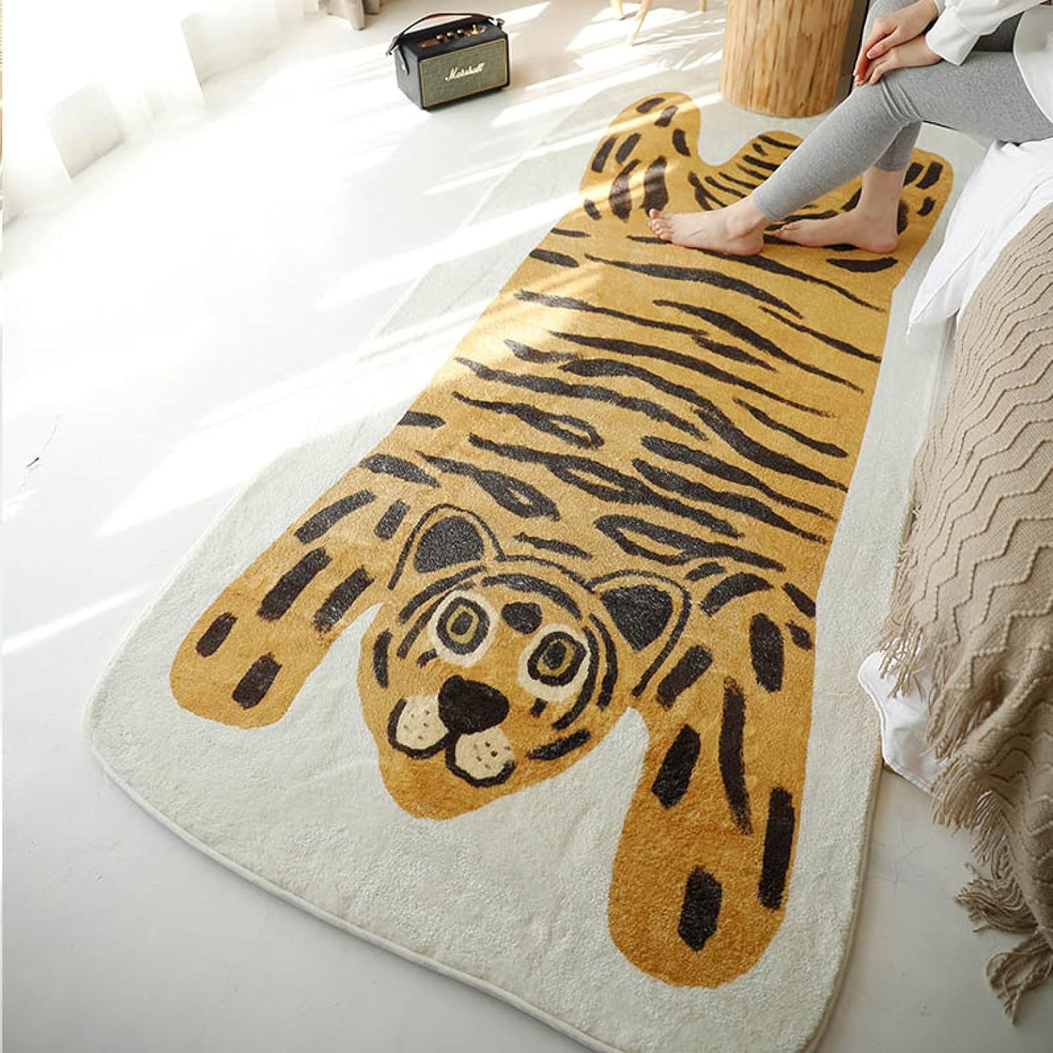 【20%OFFクーポン】北欧 ラグマット インテリア 洗える 滑り止め カーペット 60x120cm 西海岸 ホットカ..