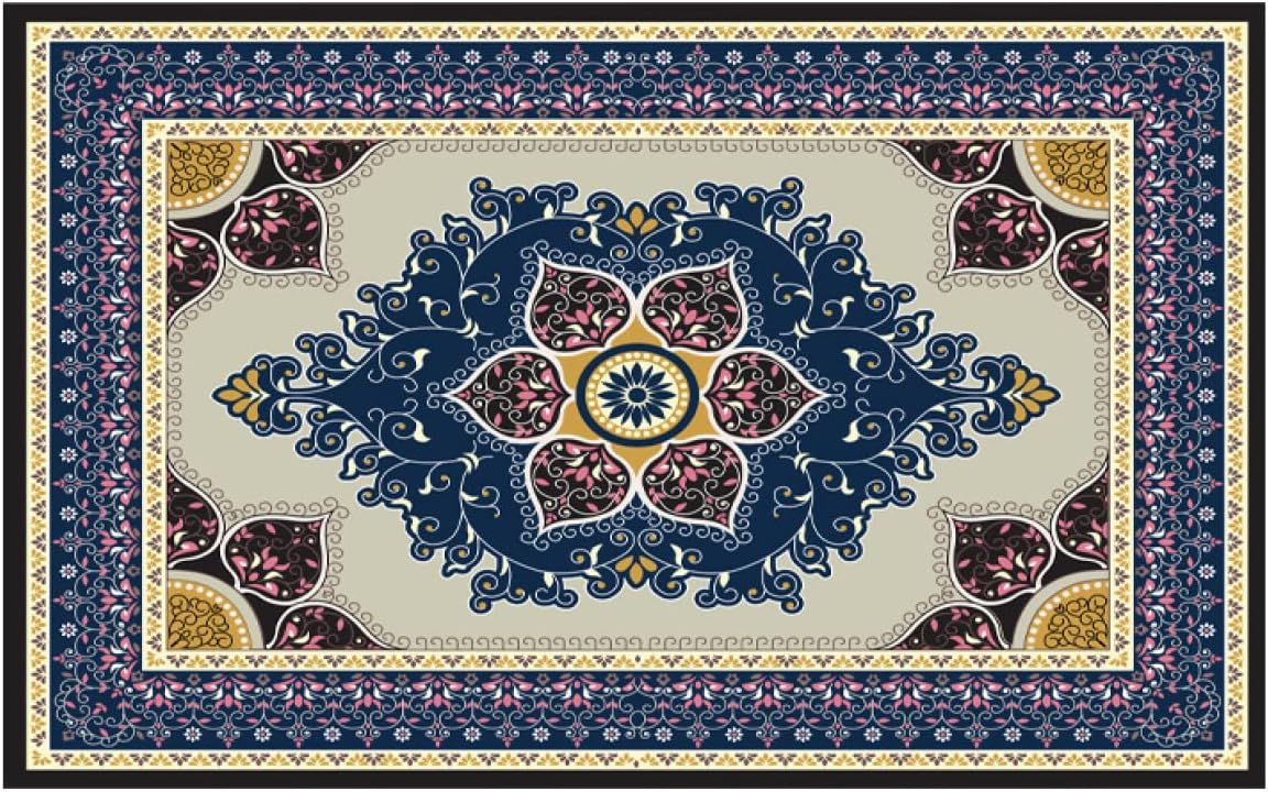 【20%OFFクーポン】ラグ 豪華風 長方形 オシャレ ラグ マット エレガント リビング用 家庭用 80x120 居..