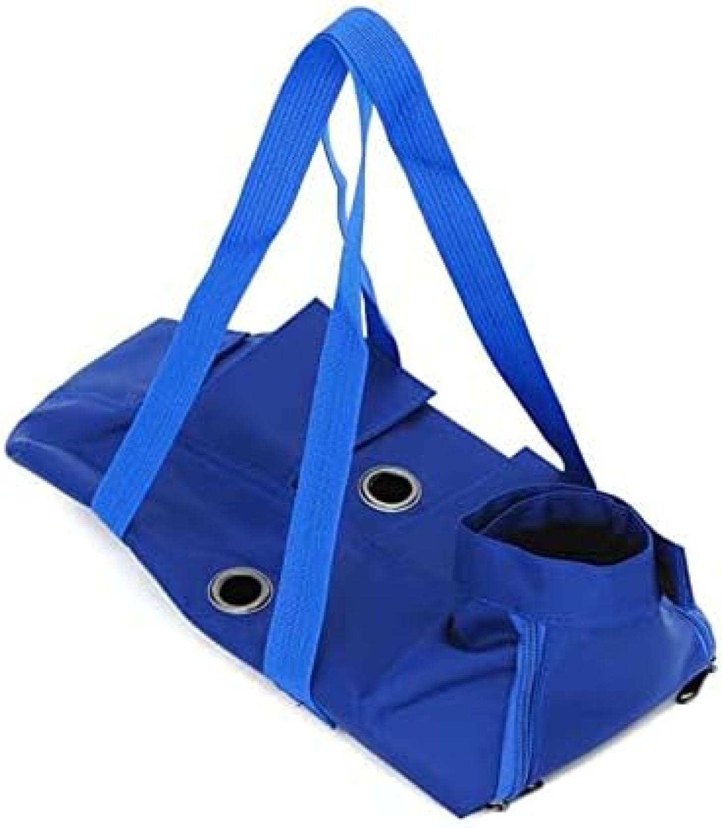 【20%OFFクーポン〜】ペットキャリーバッグ ペット 犬 小型犬用 ペットスリングバッグ 子犬 猫 ペット クロスボディバッグ 犬用アクセサリー＆猫用アクセサリー ハンズフリー＆通気性 旅行用 (色 : 青 : Size
