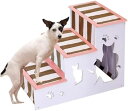 【20%OFFクーポン】木製ペットキャットステップ犬用階段、ポータブルペットスロープ、取り外し可能で洗える布製カバー、取り外し可能な登山はしご、小型および高齢のペットに最適