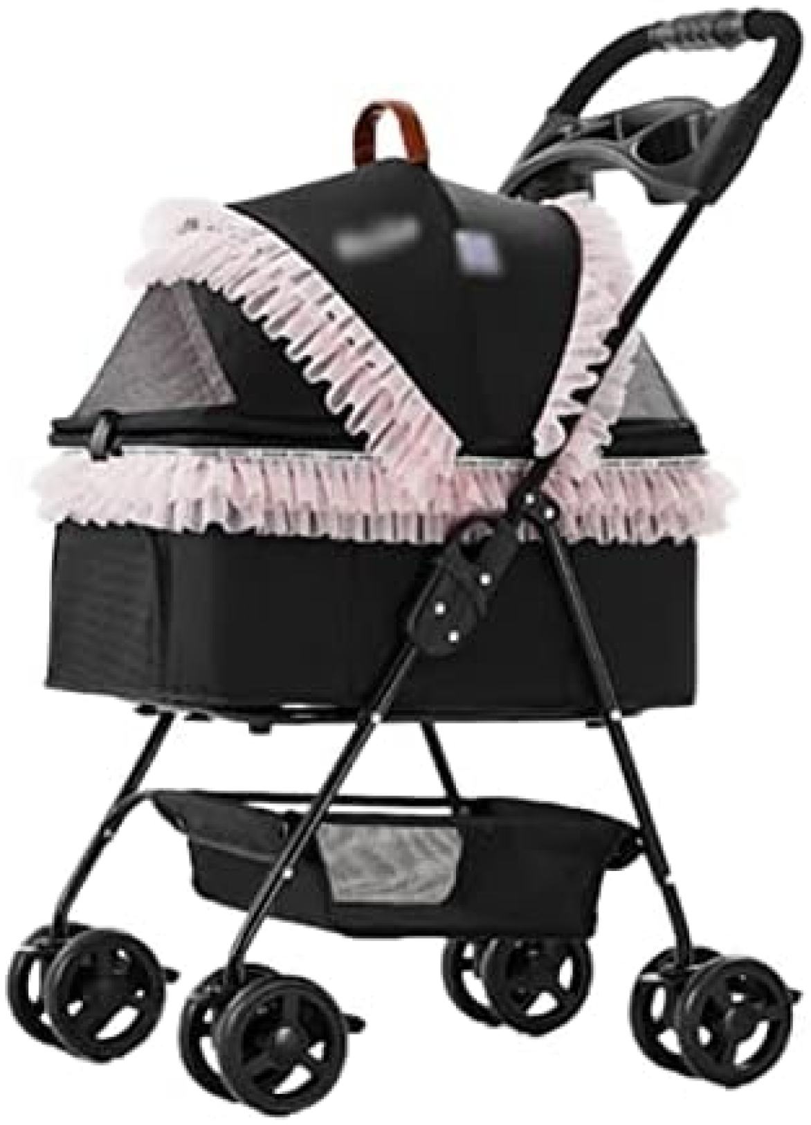 【20%OFFクーポン～】ペットカート 犬用ストローラー 犬用ストローラー ベビーカーきペット用ベビーカーベビーカー カゴ収納付き 前も後ろも網窓 通気 お散歩 お出かけ 通院 旅行 耐荷重12Kg