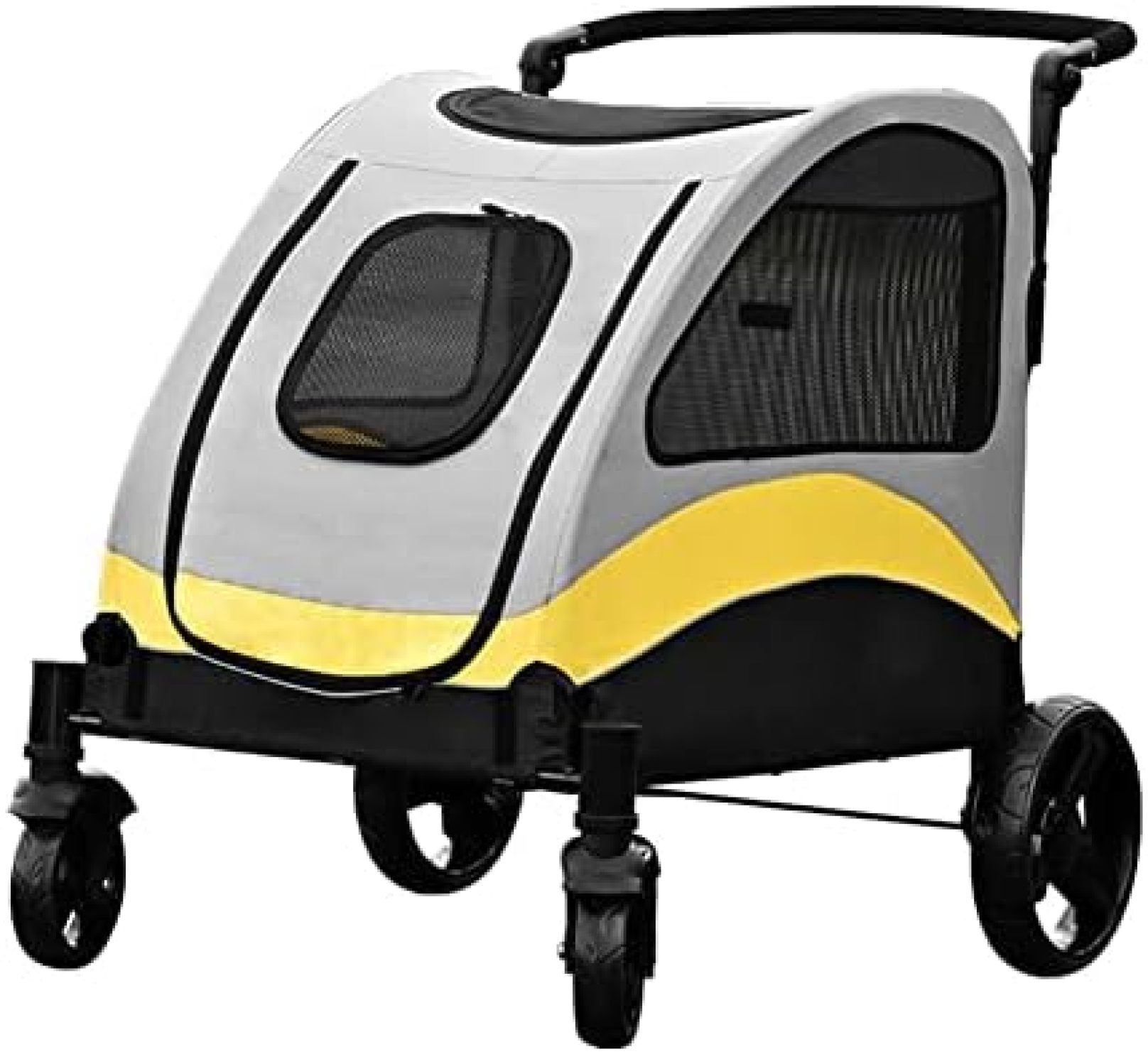 【20%OFFクーポン～】ペットカート ドッグカート 犬用ベビーカー 犬 カート 猫 バギー 大型犬 多頭中小型犬猫 四輪 多頭用 介護用 多機能 軽量 折りたたみ 組み立て簡単 最大積載量 60Kg /132 Lbs