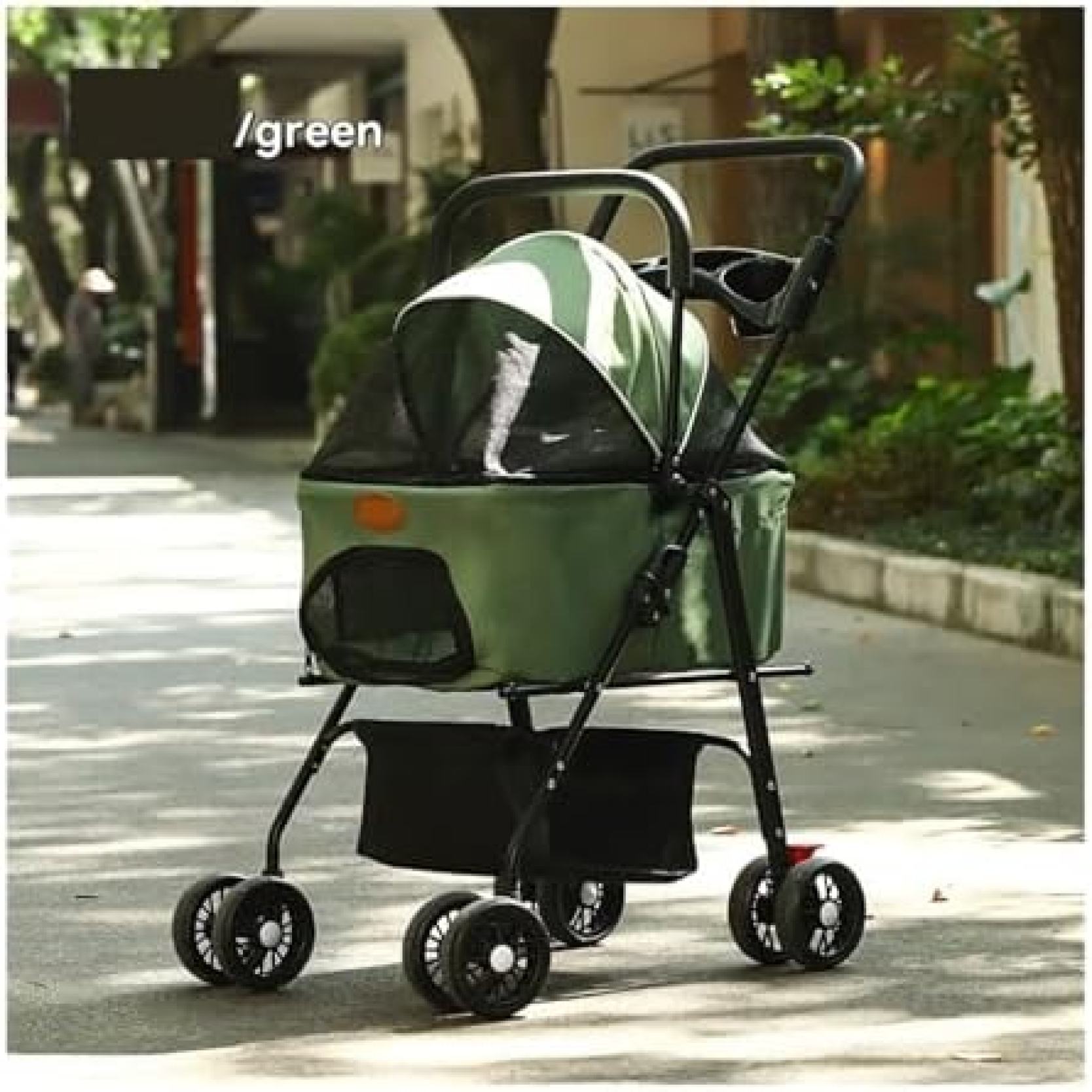 【20%OFFクーポン～】ペットカート ベビーカー 犬 猫 バギー 多頭 軽量ペットベビーカー ペットカート 犬猫カート ポータブル折りたたみペットカート 旅行中の犬?猫のために