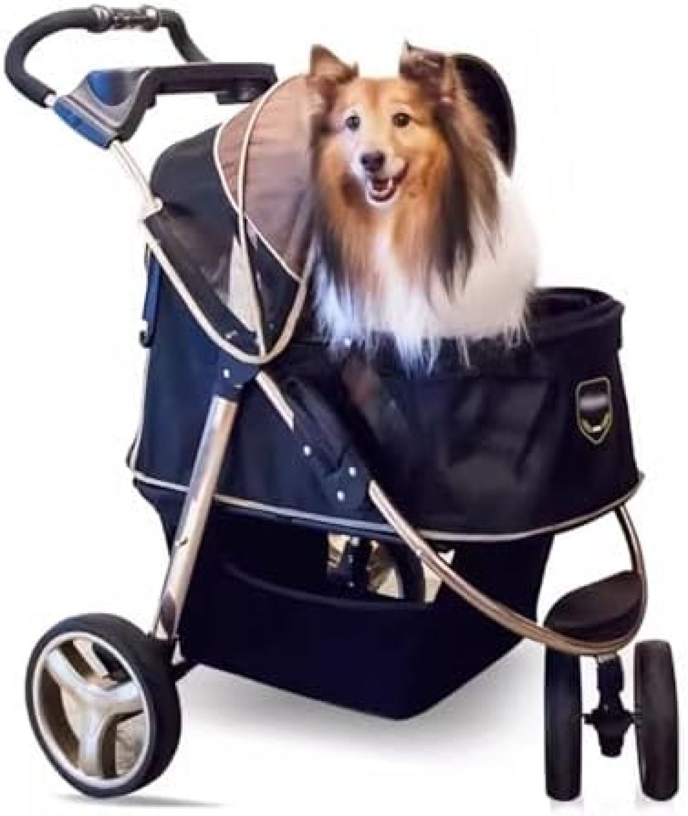 【20%OFFクーポン～】ペットカート ベビーカー 犬バギー 猫用ベビーカー小型犬 中型犬 猫 多頭 カート 3輪 前輪360°回転 後輪ブレーキ付き 折りたたみ 組み立て簡単 耐荷重30Kg