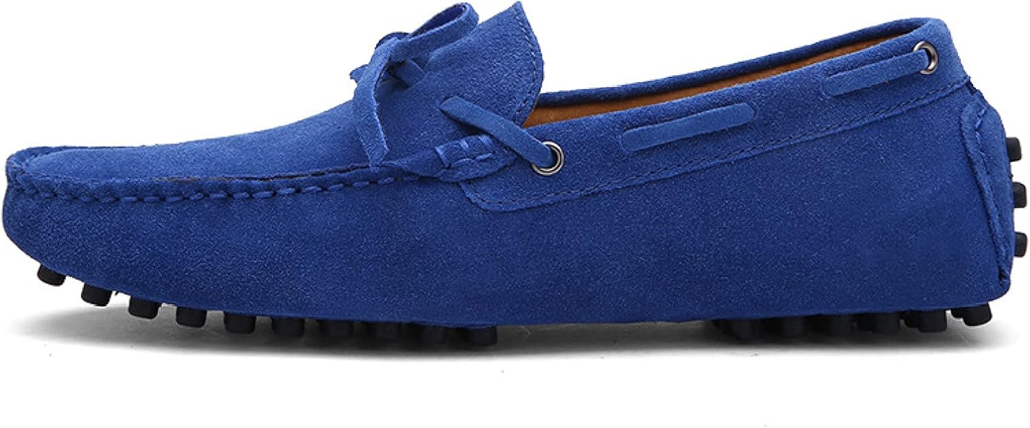 【20%OFFクーポン】ドライビングシューズ モカシン スリッポン ローファー スエード メンズ 大きいサイズ シューズ カジュアル 春夏 スリッポン クラシック デッキシューズ ローファーシューズ 男 メンズ黒デッキシュー