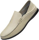 【20%OFFクーポン】メンズ 2種履き方 皮革 ローファー ドライビングシューズ 革靴 軽量 滑り止め モカシン シンプル カジュアルシューズ 靴 メンズファ...
