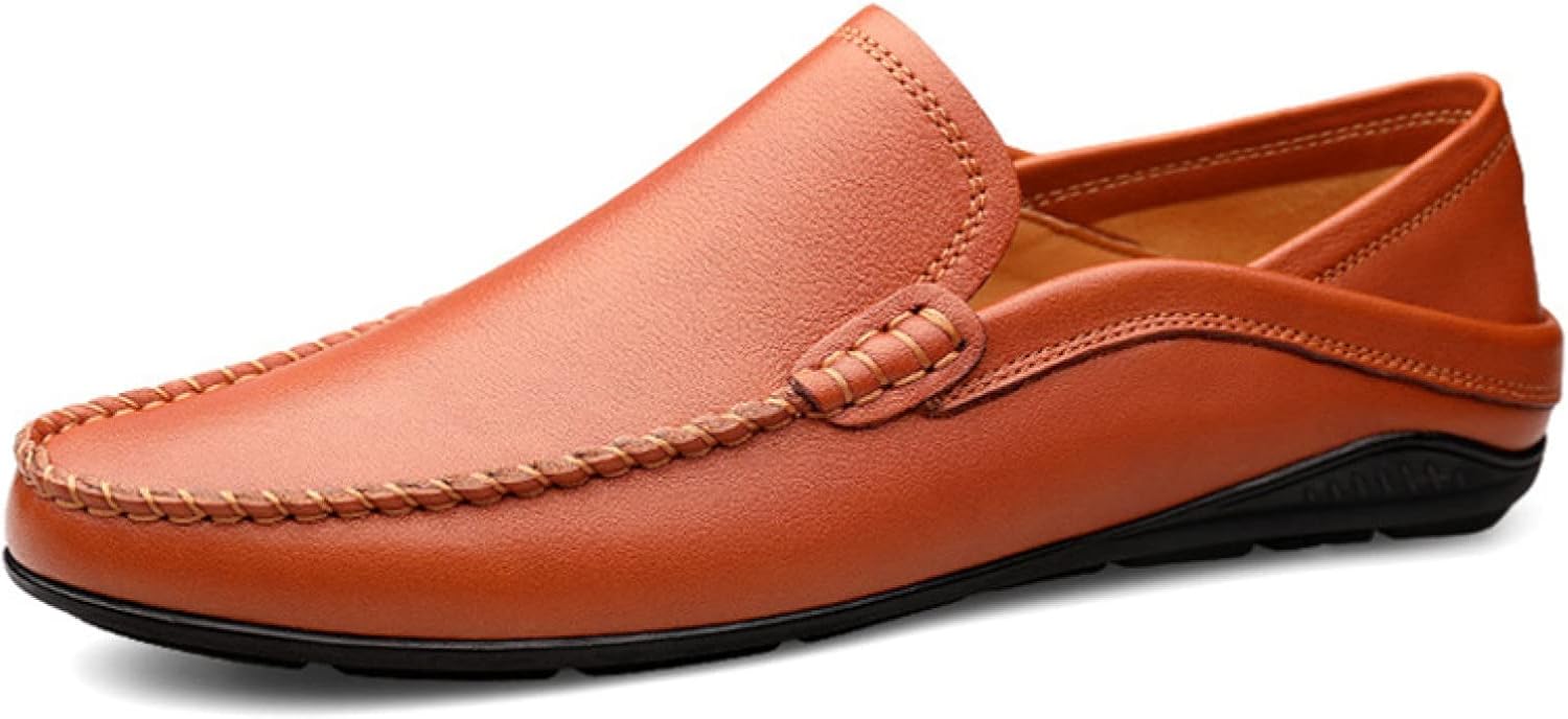 【20%OFFクーポン】メンズ ドライビングシューズ スムース シンプル ローファー 皮 おしゃれ スリッポン 革靴 モカシン 紳士靴 ビジネス カジュアル 2way履き方 防滑 軽量 運転 自転車 春秋 デッキシューズ メ