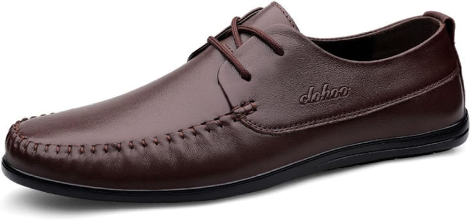 【20%OFFクーポン】レースアップシューズ メンズ ローファー カジュアルシューズ ドライビングシューズ ウォーキングシューズ 手作り 裁縫 防滑 耐磨 オシャレ オフィスシューズ コンフォート ビジネスシューズ 軽量 靴