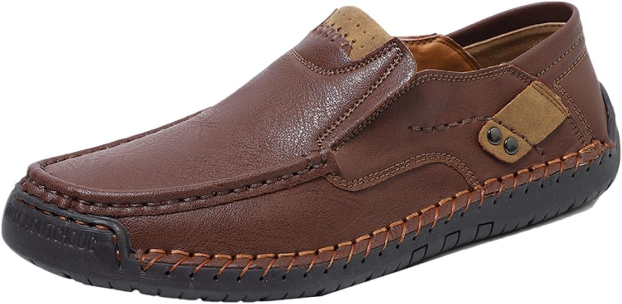 【20%OFFクーポン】スリッポン メンズ ローファー カジュアルシューズ おしゃれ 軽量ウォーキングシューズ 紐なしビジネスシューズ 手作り 紳士靴 ビジネス 職場用 通勤 散歩 歩きやすい デッキシューズ 定番 春 夏