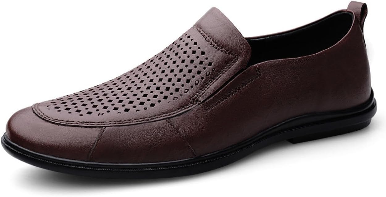 【20%OFFクーポン】メンズ ビジネスシューズ ドライビングシューズ 革靴 スリッポン ローファー モカシ..