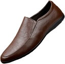 【20%OFFクーポン】ローファー スリップオン メンズ ドライビングシューズ 合成皮革 モカシン 靴 ビジネスシューズ カジュアルシューズ 紳士靴 軽量 屈曲...