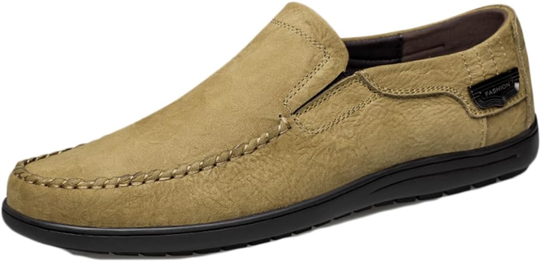 【20%OFFクーポン】メンズ スリッポン 革 ローファー ドライビングシューズ 革靴 軽量 防滑 モカシン シンプル カジュアルシューズ 靴 デッキシューズ 紳士靴 素足感覚 柔らかい 快適 通気 防臭 滑り止め かっこい