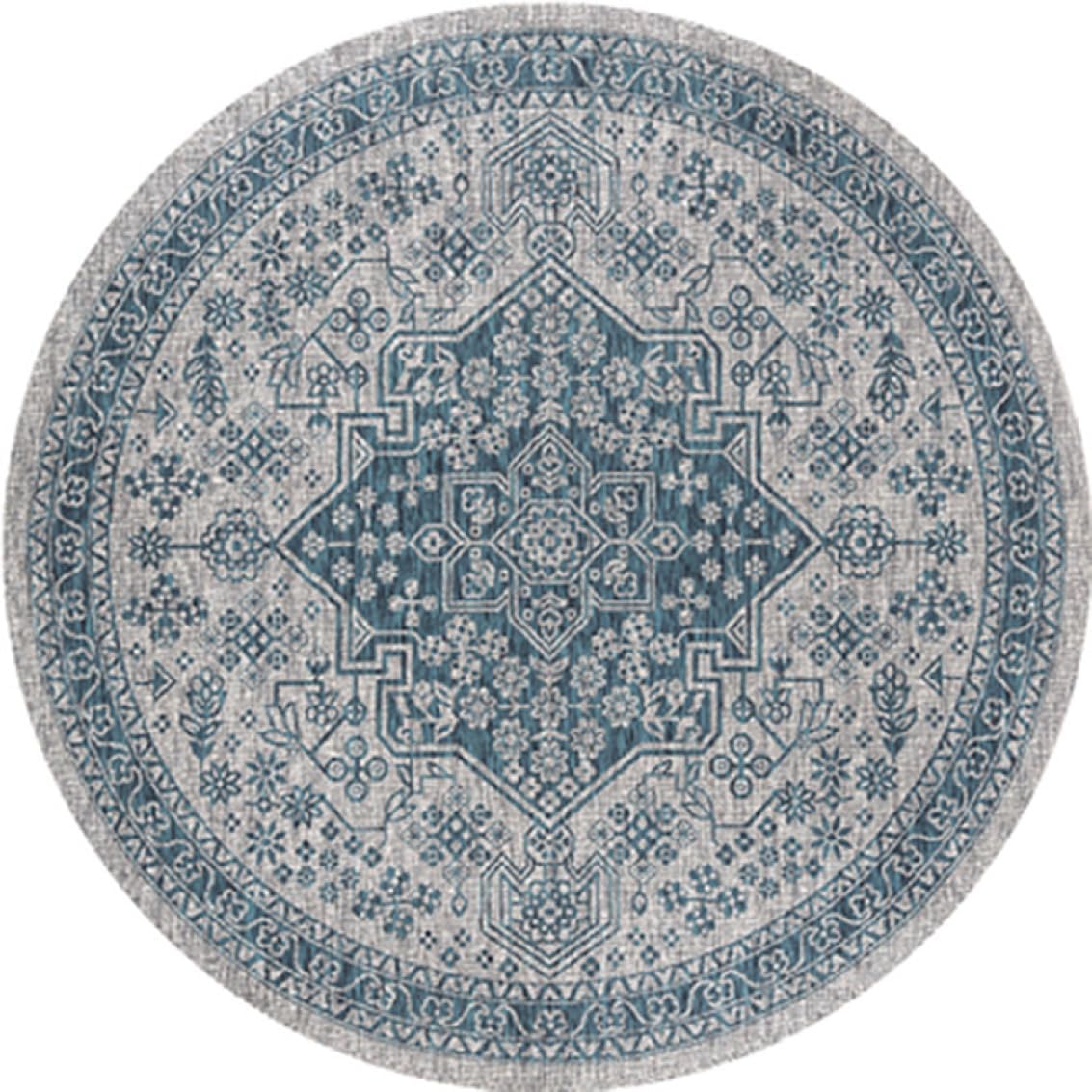 【20%OFFクーポン】140cm タイプ1 ラグマット リーフ柄 トルコ 製 絨毯風 センターラグ ペルシャ柄 ウ..