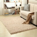 【20%OFFクーポン】ラグカーペット ラグ 60*120cm カーペット シャギーラグ 洗える 滑り止め 抗菌防臭 防ダニ ライトキャメル 直径80センチ 北...