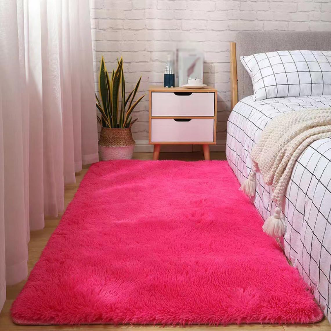 【20%OFFクーポン】ラグ ラグ円形 ラグマット カーペット 洗える マイクロファイバー シャギーラグ 北..