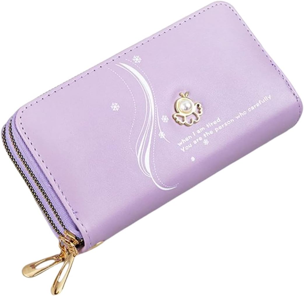 【20%OFFクーポン】ファスナー 長財布 レディース プリント 大きい 財布 大容量 お手頃 スマホ入れ可 マチ付き 小銭入れ カード入れ 多機能 取り出しやすい スキミング防止 ファッション 高級 贈り物 誕生日 コイン