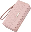 【20%OFFクーポン】長財布 レディース 財布 ファスナー 英字柄 大容量 多機能 スマホ入れ可 カード入れ レシートと小銭 お手頃 中仕切り有り 取り出しや...