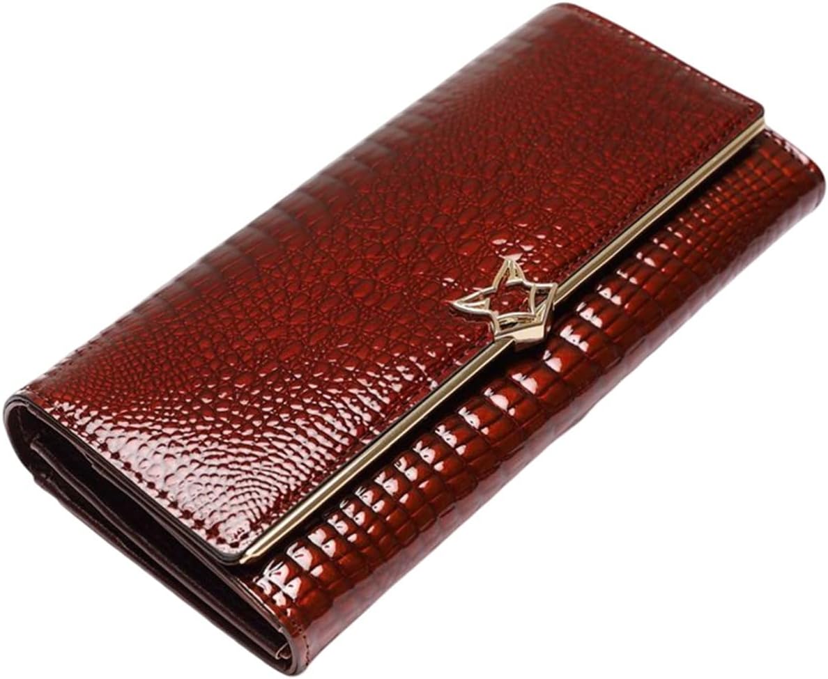 【20%OFFクーポン】長財布 レディース 大人 二つ折り ボタン ファスナー つやあり パイソン 財布 大容量 カード スマホ入れ可 レシートと小銭 多機能 お手頃 使いやすい コインケース ビジネス ファッション ウォレ