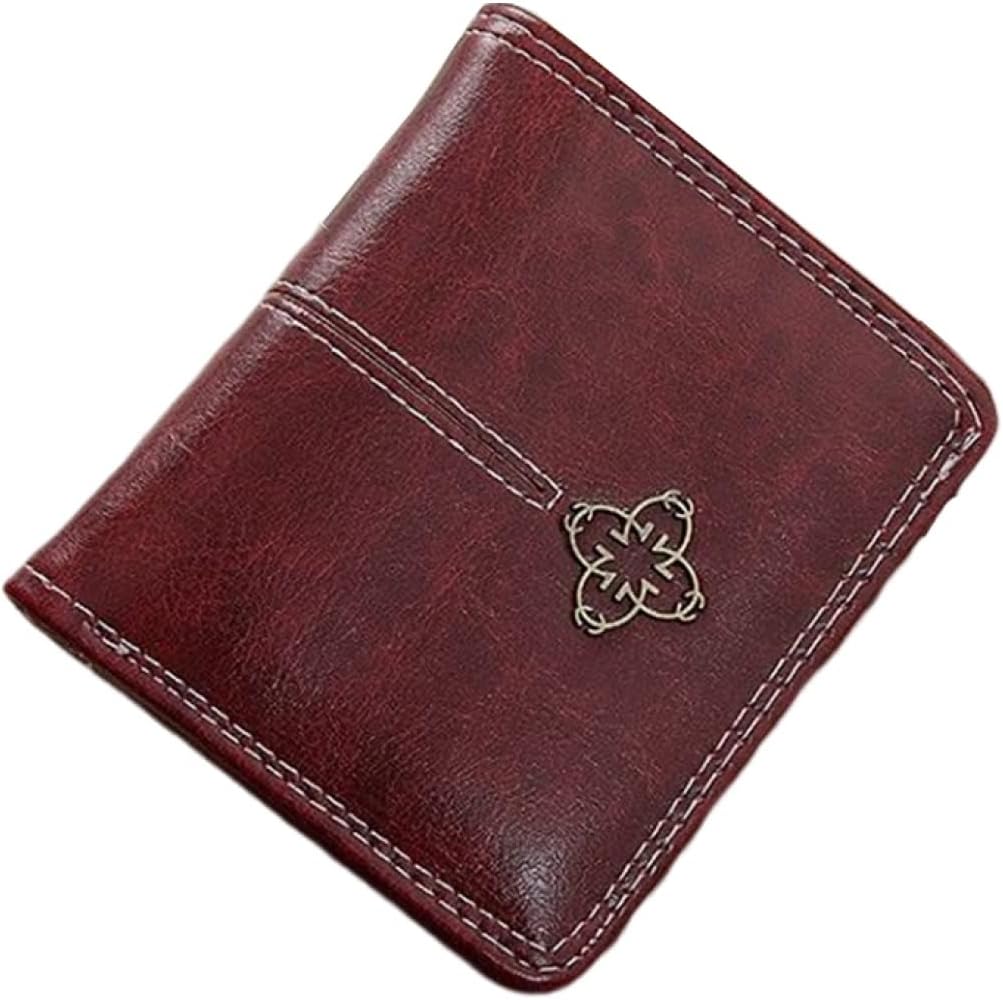 【20%OFFクーポン】2つ折り レディース 財布 小型 花柄 ボタン 大容量 小銭入れなし カード入れ 多機能 使いやすい お札が折れない 軽い 薄い コインケース ウォレット ファッション 高級 贈り物 バレンタイン P