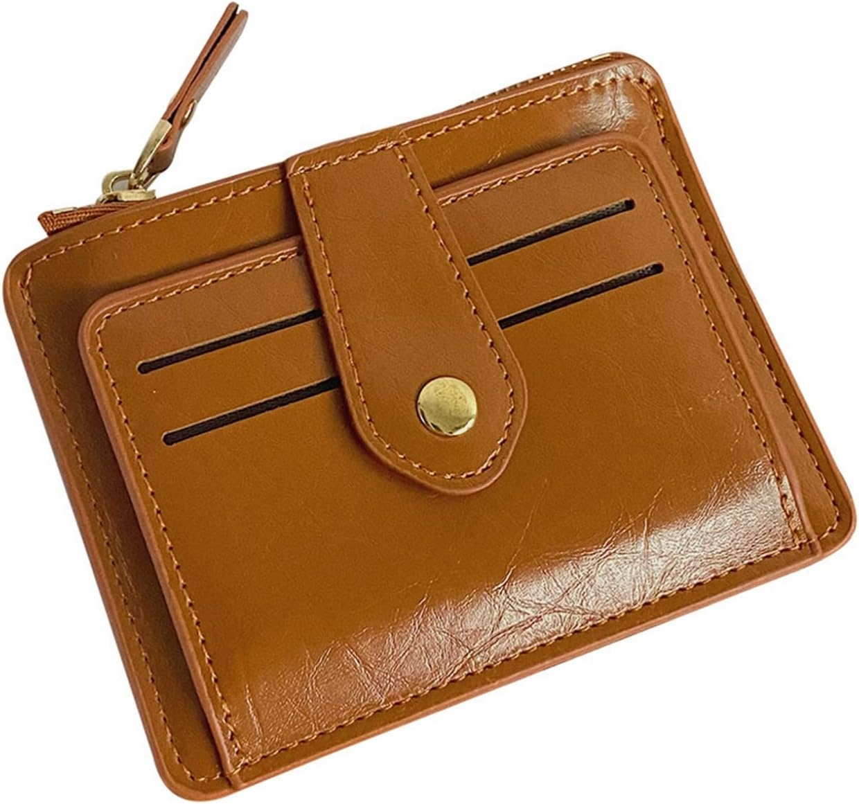 【20%OFFクーポン】レディース 財布 2つ折り 小さい 無地 ファスナー ボタン 軽い 薄い 大容量 カード..