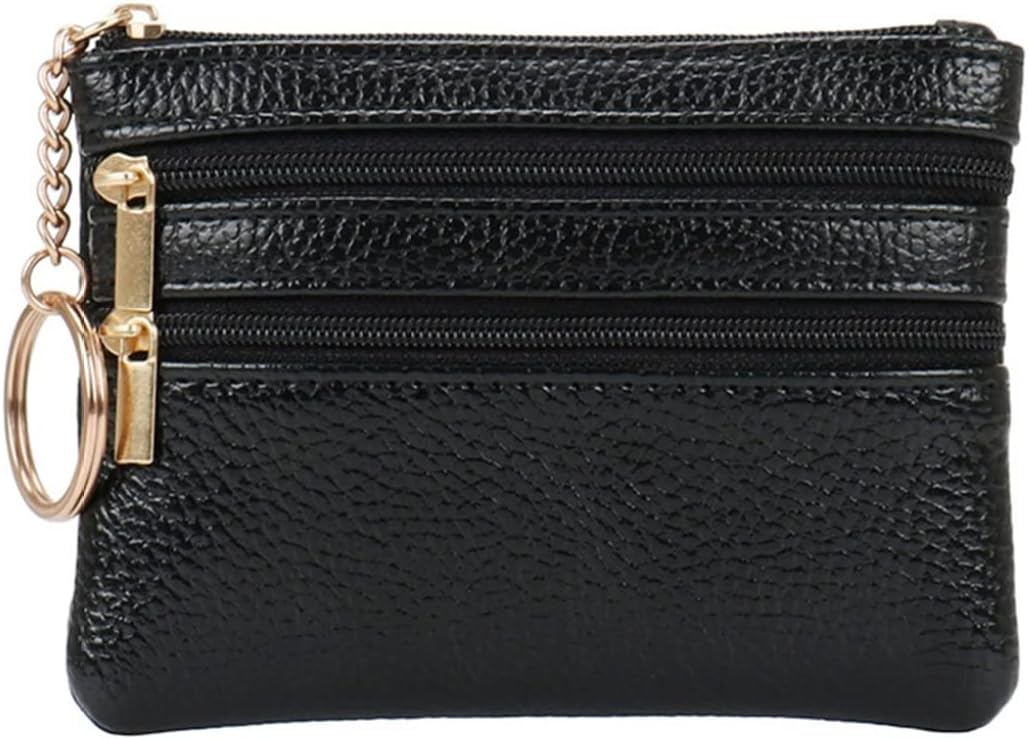 【20%OFFクーポン】レディース 財布 ミニサイズ 無地 ファスナー 軽量 大容量 カード入れ 小銭入れ キーホルダー 多機能 取り出しやすい スキミング防止 コインケース ウォレット おしゃれ 上品 贈り物 バレンタイン