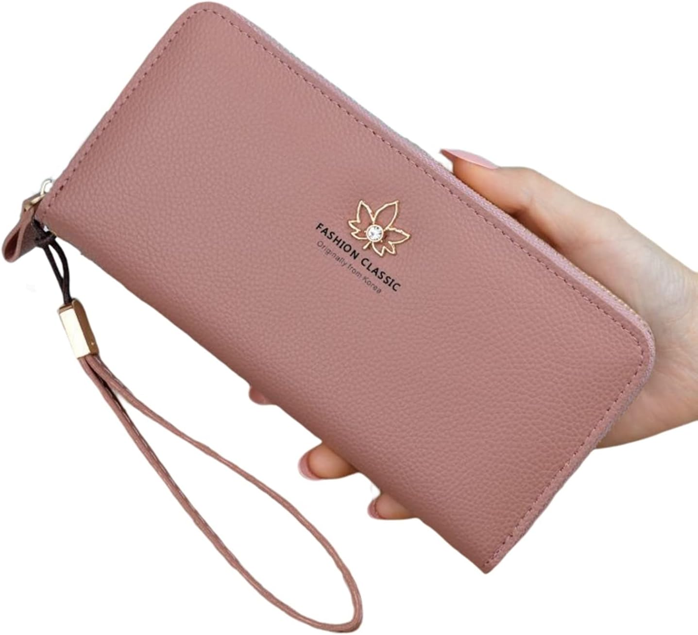 【20%OFFクーポン】長財布 レディース ウォレット 大きい 英字柄 花柄 ファスナー 財布 大容量 多機能 ..