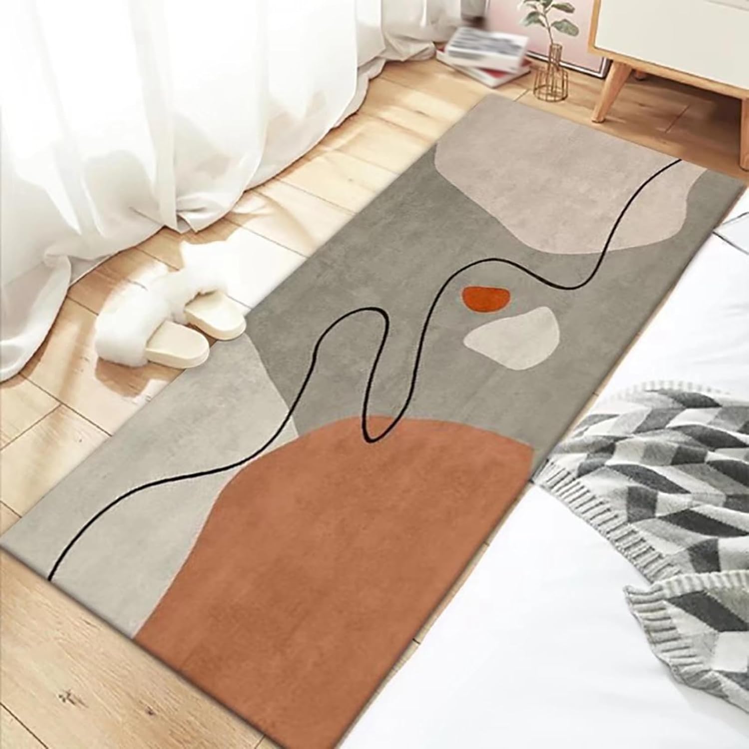 【20%OFFクーポン】チェアマット デスクマット 猫 熊 コアラ ベッドルームラグ 厚さ5mm マット 長方形 ..