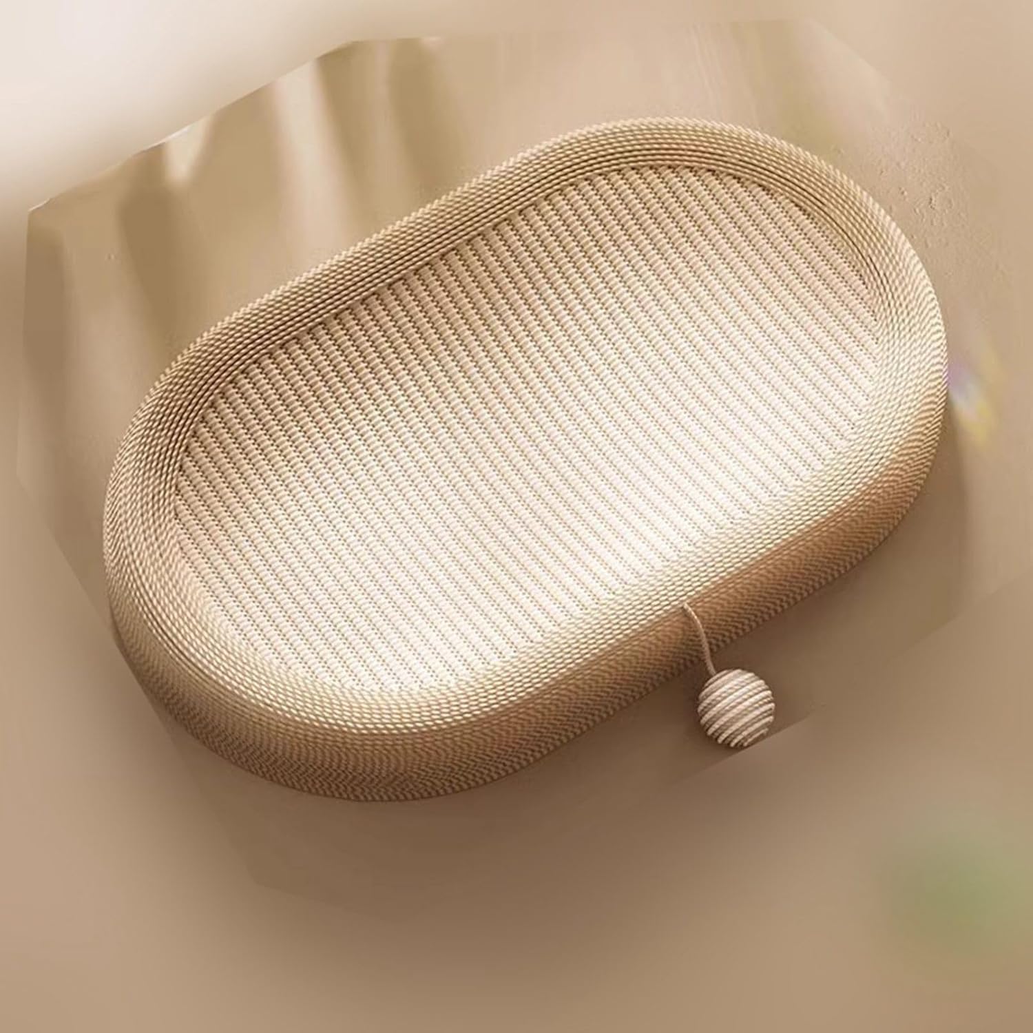 【20%OFFクーポン〜】猫用爪とぎ 猫 サイザル麻 つめとぎ 猫爪とぎ 楕円形 猫爪とぎボード 猫ソファ 頑..