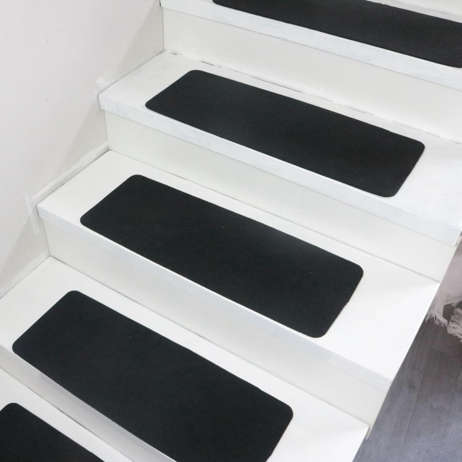 【20%OFFクーポン】階段マット 15枚 滑り止め 階段 55cm*20cm*0.3cm-15枚 吸着 階段敷き ズレない 階段..