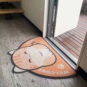 【20%OFFクーポン】玄関マット 屋外 室内 猫柄 犬柄 動物柄 可愛い 水洗える 滑り止め 耐磨耗性 泥落とし ネコカフェ 犬カフェ ペット病院 ペットショップ ドアマット エントランス ウェルカムマット 40cm*6
