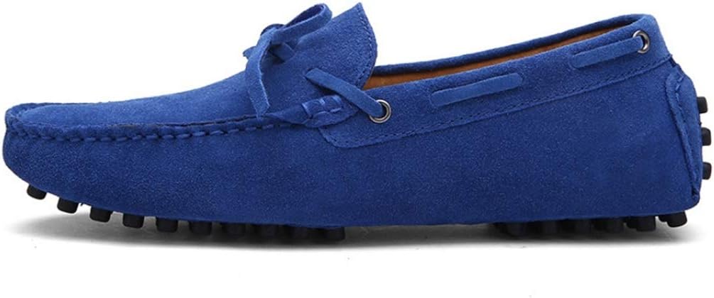 【20%OFFクーポン】メンズ スエード ドライビングシューズ 男性 話題 スリッポン ローファー デッキ モ..