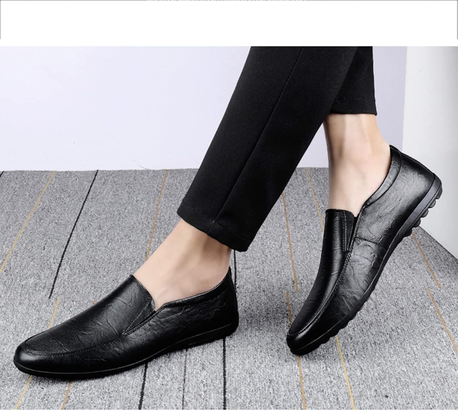 【20%OFFクーポン】ローファー メンズ ドライビングシューズ スリッポン シューズ スムース 通学 モカシン 軽量 革靴 学生靴 通勤 デッキシューズ おしゃれ 防臭 滑り止め 仕事用 男性 春秋 メンズオシャレな靴 紳 yokos-shop-10048162 Yokos サンプル画像2