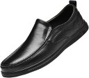 【20%OFFクーポン】ドライビングシューズ メンズ ローファー メンズ ローファー メンズ スリッポン 革 スムース ビジネス きれいめ 靴 シューズ 黒 ブ...