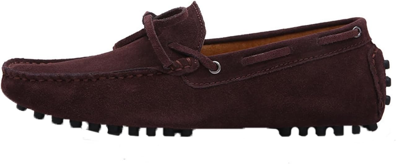 【20%OFFクーポン】ドライビングシューズ メンズ スリッポン スエードローファー パンチング スリッポン デッキシューズ モカシン カジュアルシューズ 大人 スニーカー コインローファー 軽量 靴 男性 彼氏 通勤 通学