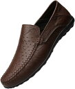 【20%OFFクーポン】ドライビングシューズ メンズ ローファー スリッポン メッシュ モカシン ビジネスシューズ 紳士靴 転靴 カジュアルシューズ 防滑 軽量...