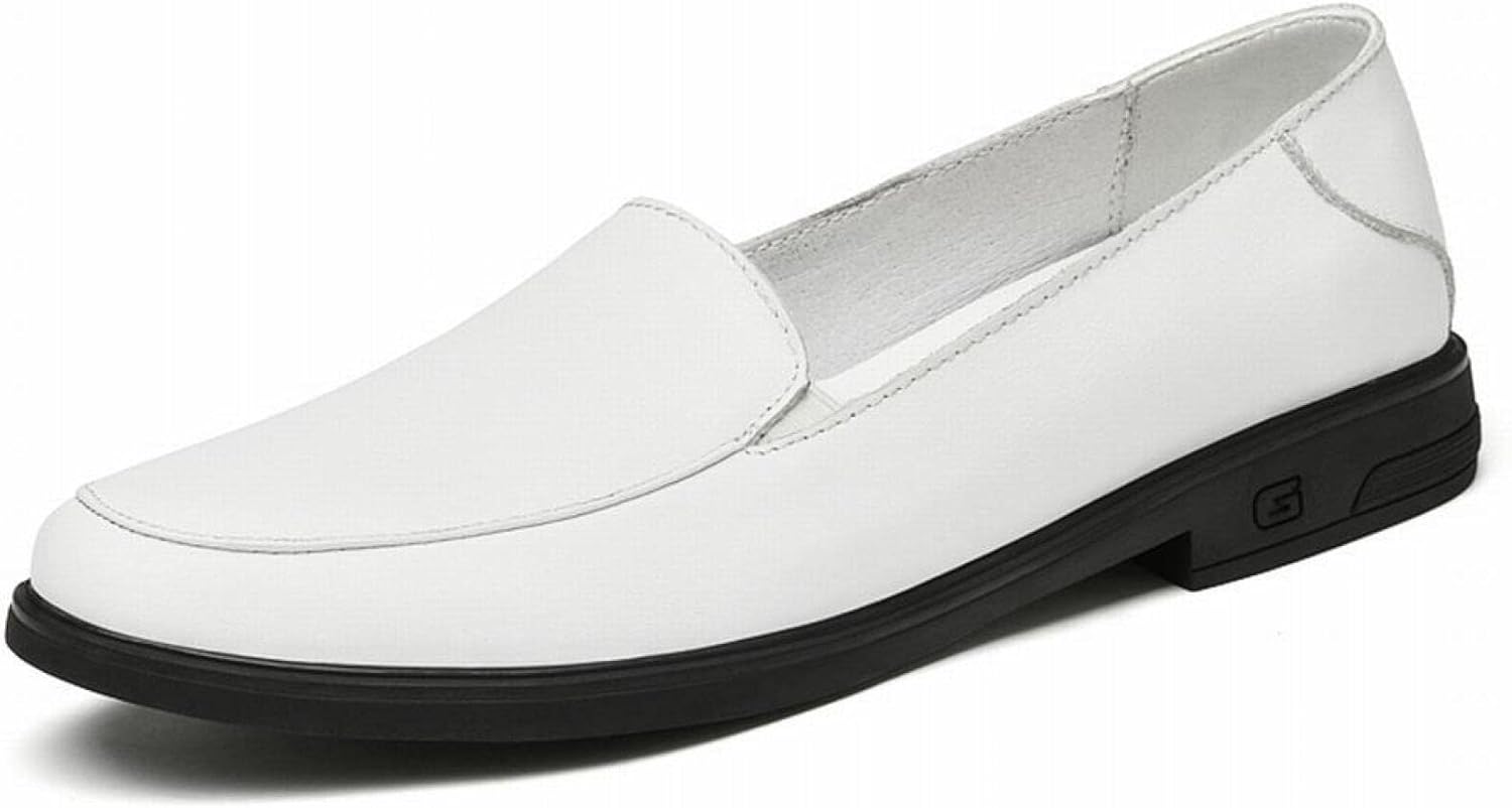 【20%OFFクーポン】メンズ ドライビングシューズ レザー 黒 白 ローファー 本革 おしゃれ スリッポン ..