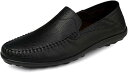 【20%OFFクーポン】メンズ モカシン ローファー ドライビングシューズ 靴 カジュアル シューズ 革 皮 素足 デッキ PUレザー 無地 大きいサイズ ビジ...