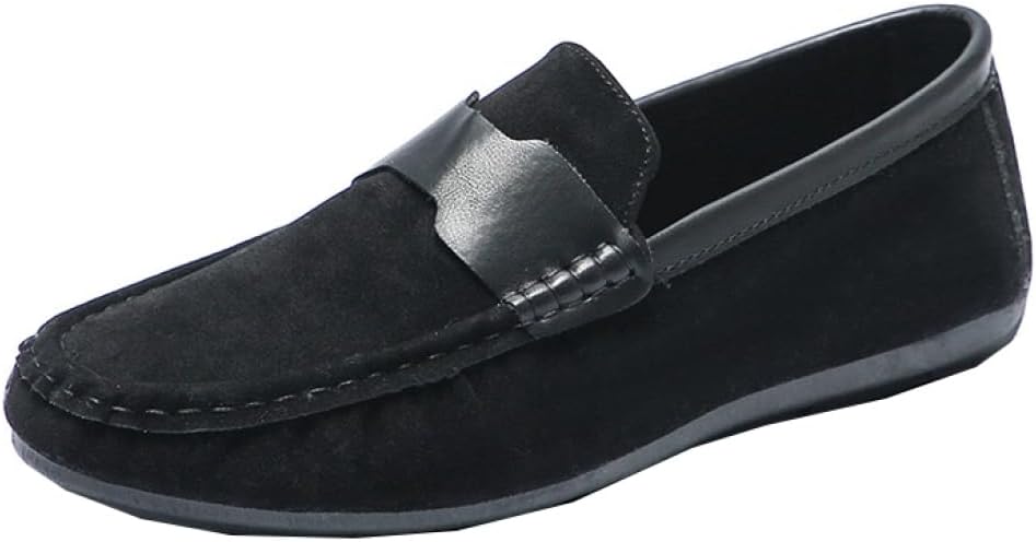 【20%OFFクーポン】ドライビングシューズ スリッポン ローファー メンズ スエード ぺたんこ モカシン 通気性 紳士靴 ビジネスシューズ シンプル 通学 通勤 紳士 男性 彼氏 通勤通学 カジュアルシューズ 黒 茶色 高