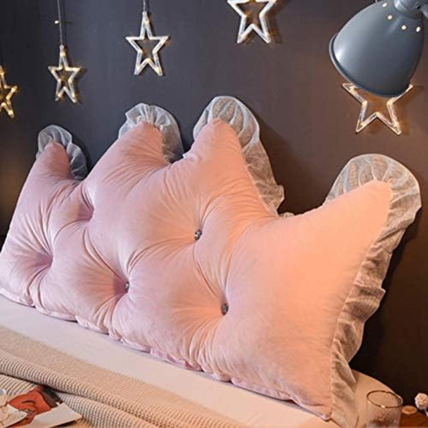 【20%OFFクーポン】ウェッジクッション 読書枕 柔らかい 着脱式 背もたれクッション 腰枕 三角クッショ..